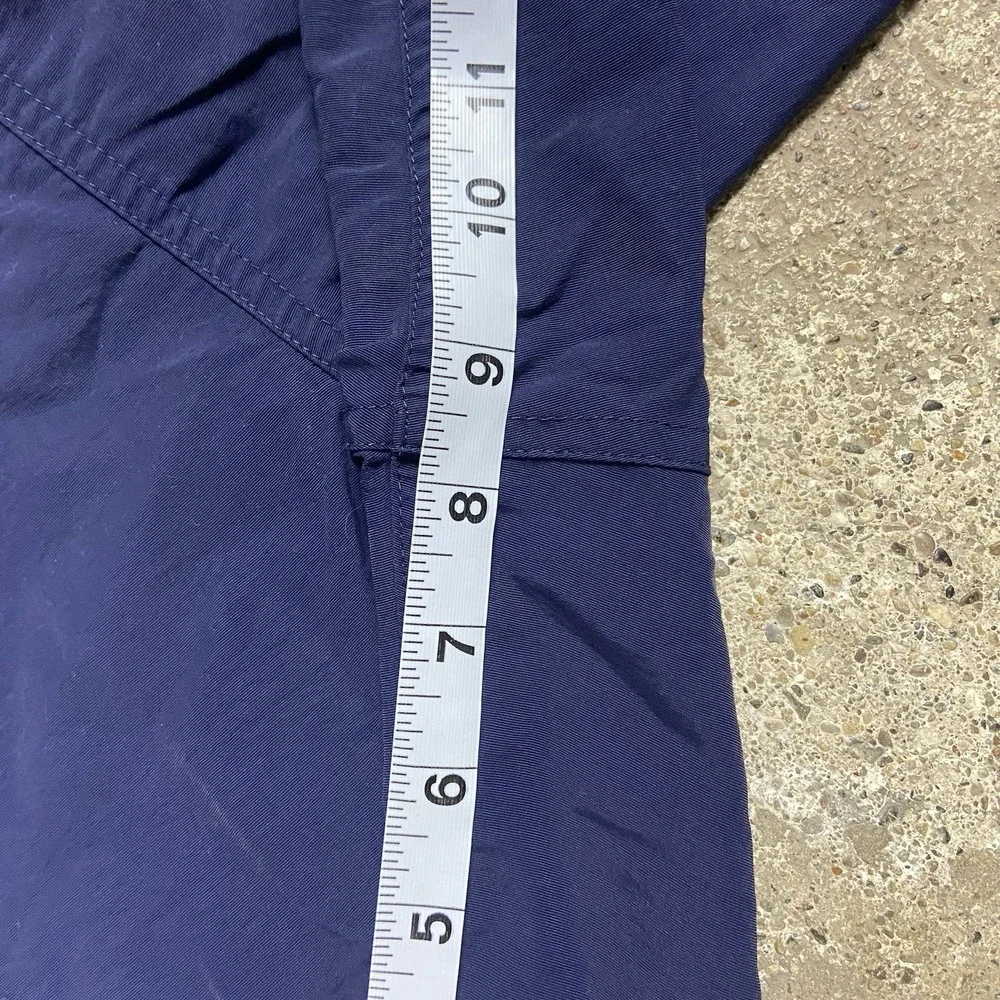 Vintage 90s Polo Sport Swim Trunks Size Large Navy Blue Flag Logo Outdoor Wear